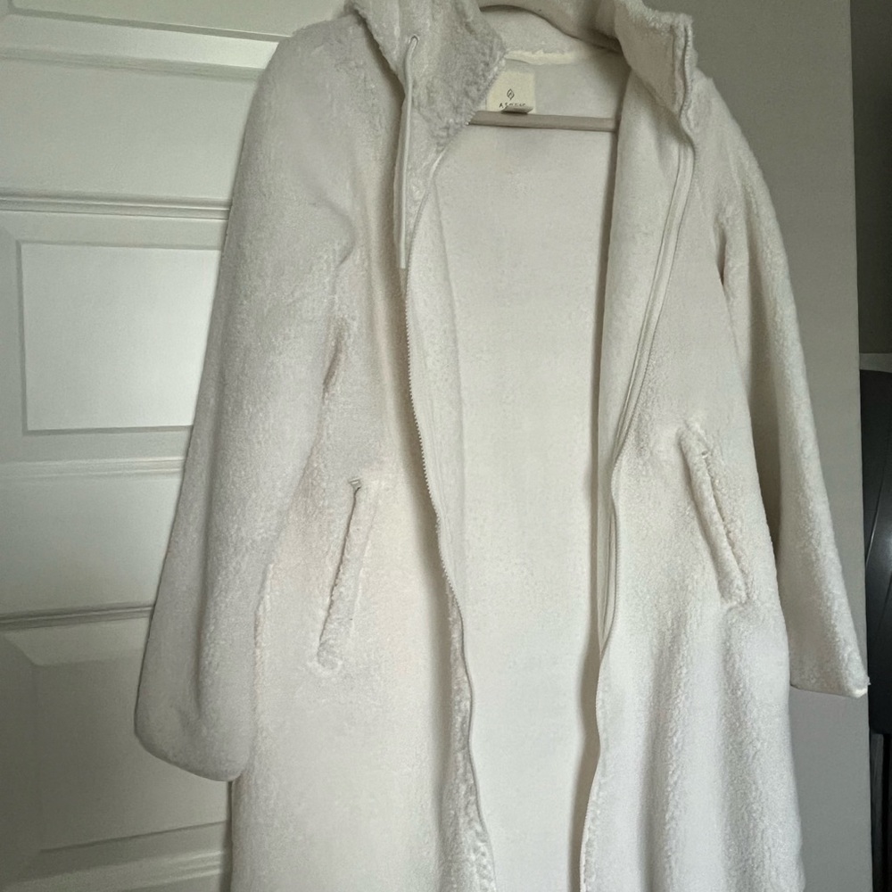 Elegant White Teddy Jacket